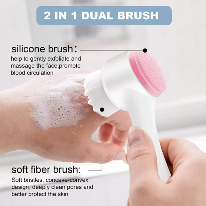 Facial Brush Cleanser For Blackhead Remover / Exfoliator